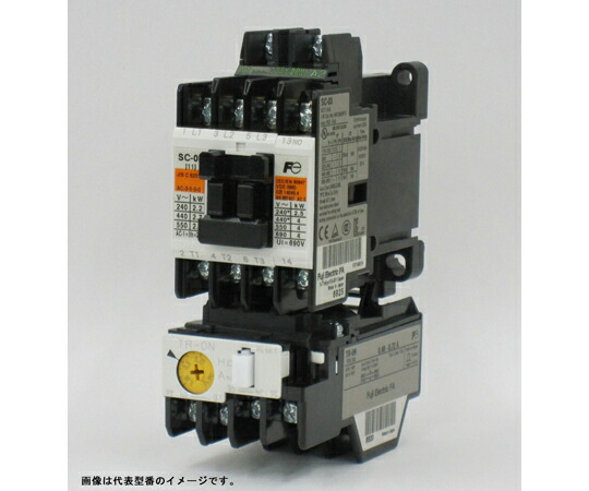 富士電機 標準尺度形電磁開閉器 SW-03 ｼﾕｶｲﾛAC200V 2.2KW ｺｲﾙAC200V 1A 売りわたすユニット：1個