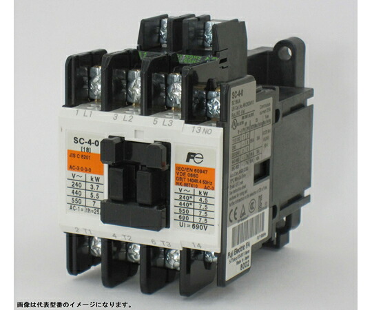 富士電機 標準尺度形電磁当たること器 SC-4-0 ｺｲﾙAC100V 1A 売りわたすユニット：1個