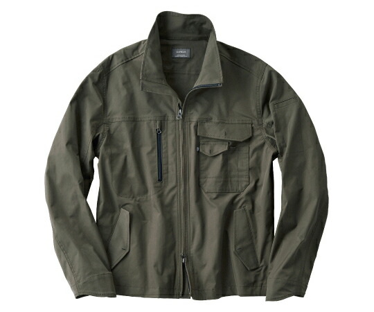カーシーカシマ CAREAN 上衣 BRIGHT TWILL STRETCH カーキ 4L CWU161 売りわたすユニット：1枚