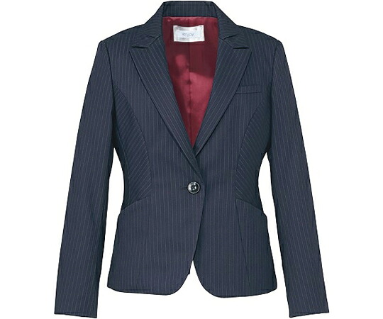 カーシーカシマ ENJOY 上衣 美スラッとSuits TREVIRA STRIPE 米国海軍 19号 EAJ474 売りわたすユニット：1枚