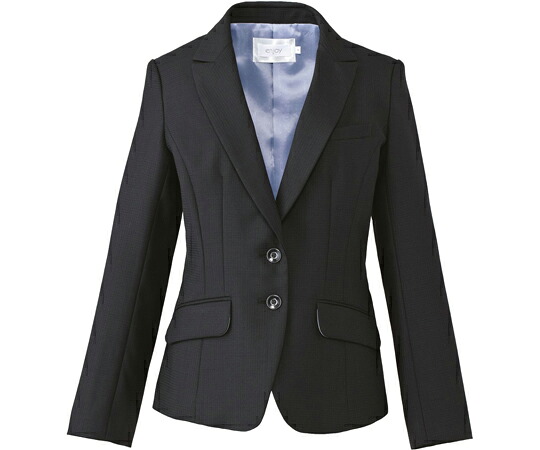 カーシーカシマ ENJOY 上衣 AIR CHIDORI WINDOWPANE 黒いこと 19号 EAJ526 売りわたすユニット：1枚