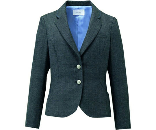 カーシーカシマ ENJOY 上衣 MELANGE HOUNDSTOOTH 暗灰色薄墨色 19号 EAJ718 売りわたすユニット：1枚
