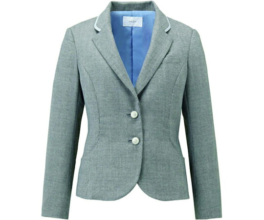 カーシーカシマ ENJOY 上衣 MELANGE HOUNDSTOOTH ともし火薄墨色 19号 EAJ718 売りわたすユニット：1枚