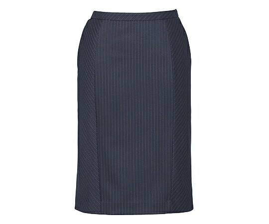 カーシーカシマ ENJOY セミタイトスカート 美スラッとSuits TREVIRA STRIPE ネイビー 23号 EAS476 販売単位：1枚
