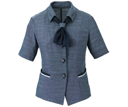 カーシーカシマ ENJOY 大層らしいトップ 美スラッとSuitsAg 薄墨色 7号 ESA663 売りわたすユニット：1枚