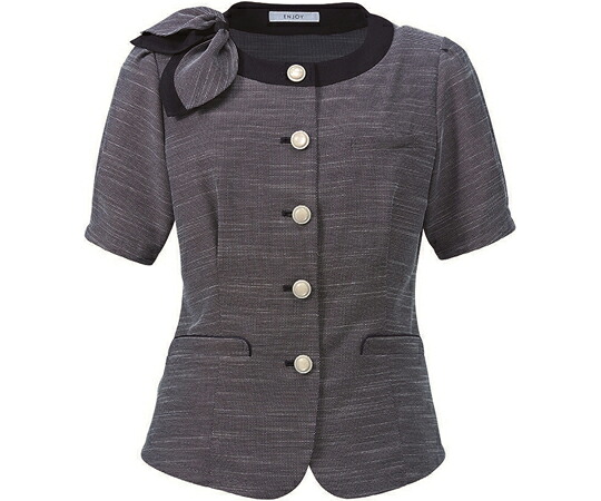 カーシーカシマ ENJOY 厚地の外套トップ BEAUTY TWEED 17号 ESA831 売りわたすユニット：1枚