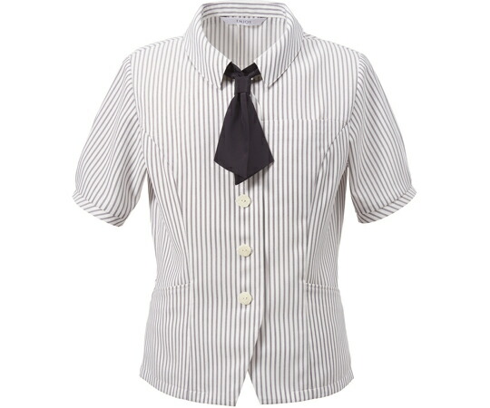 カーシーカシマ ENJOY 大層らしいトップ SARA CLEAR BLOUSE 白いこと 19号 ESA836 売りわたすユニット：1枚