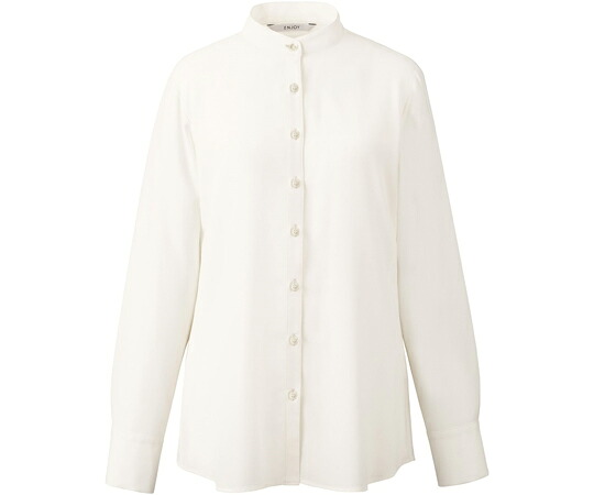 カーシーカシマ ENJOY プルオーバートップ SOFT STRETCH GEORGETTE 象牙色 17号 EWB799 売りわたすユニット：1枚
