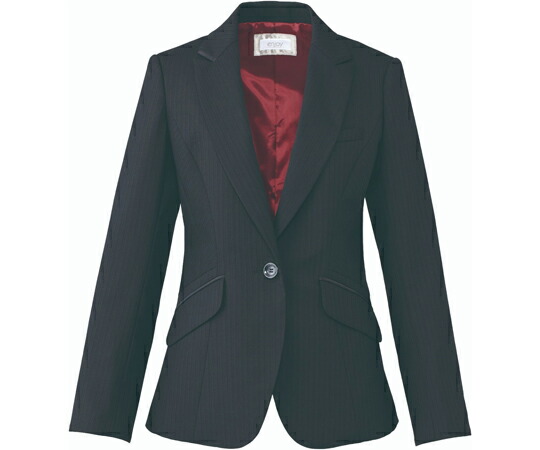 カーシーカシマ ENJOYNoir 上衣 ロング丈 美スラッとSuits 15号 EAJ518 売りわたすユニット：1枚
