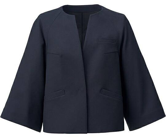 カーシーカシマ ENJOYNoir ノーカラージャケット COMFORT CLOTH STRETCH 15号 NAJ025 販売単位：1枚