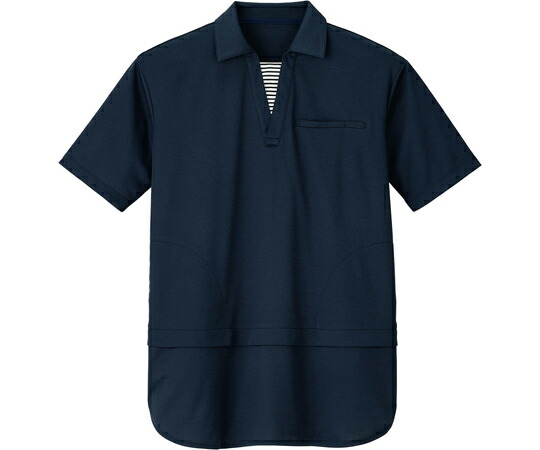 カーシーカシマ HEARTGREEN ポロシャツ ナイトスカイネイビー L HSP018 販売単位：1枚