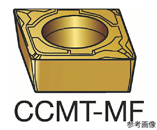 サンドビック コロターン107 旋削用ポジチップ(120) 1115 1セット(10個入) CCMT09T302MF 販売単位:1セット(10個入)
