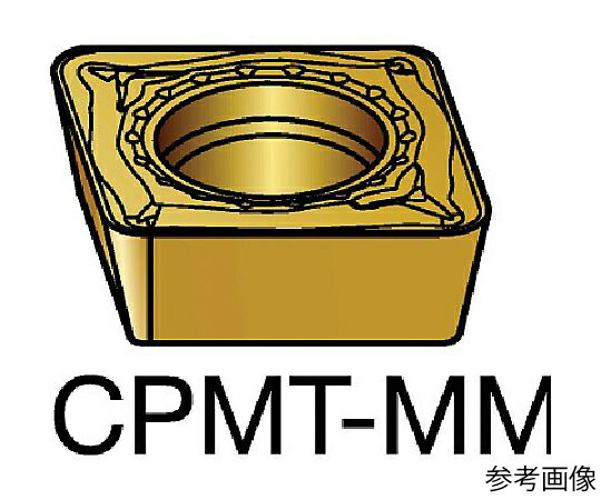 サンドビック コロターン111 旋削用ポジ心付け（120） 1125 1書き割り（10個入） CPMT09T304MM 売りわたすユニット：1書き割り(10個入)