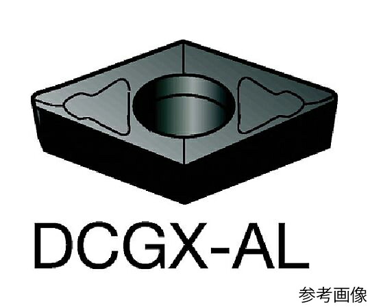 サンドビック コロターン107 旋削用ポジチップ（130） 1105 1セット（10個入） DCGX070202AL 販売単位：1セット(10個入)