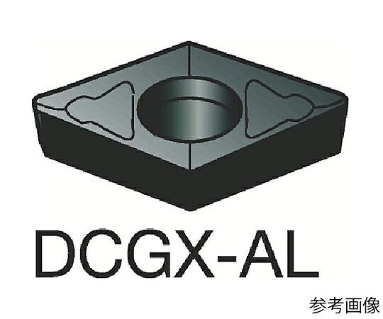 サンドビック コロターン107 旋削用ポジチップ（130） H10 1セット（10個入） DCGX11T308AL 販売単位：1セット(10個入)
