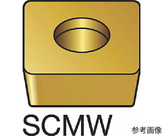 サンドビック コロターン107 旋削用ポジチップ(130) H13A 1セット(10個入) SCMW09T304 販売単位:1セット(10個入)