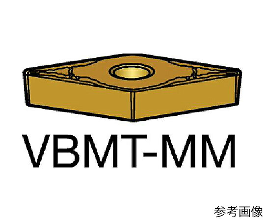 サンドビック コロターン107 旋削用ポジチップ（120） 2035 1セット（10個入） VBMT160412MM 販売単位：1セット(10個入)