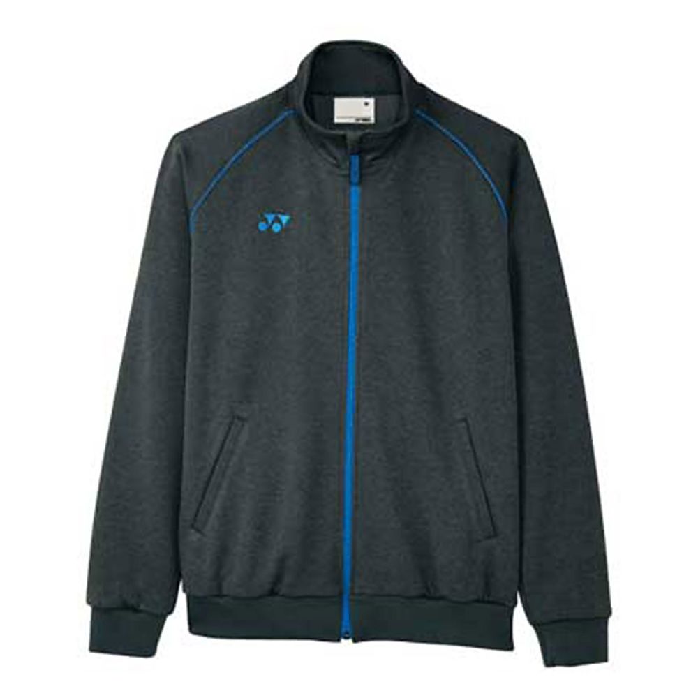 YONEX（トンボ） ケアワークジャケット グレーモク×青碧 L（身の丈66珊） CY102-72 L 売りわたすユニット：1枚