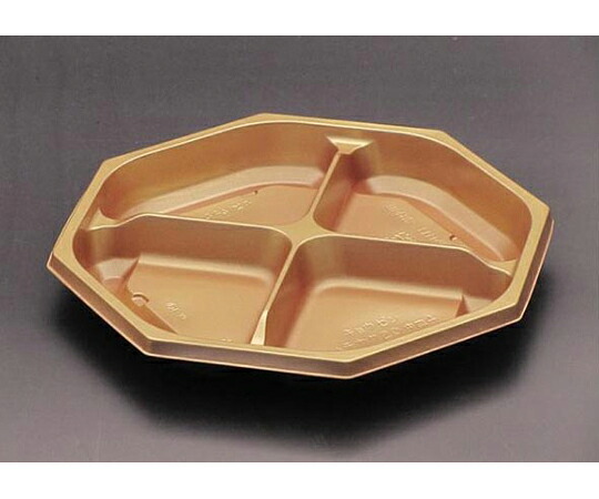 リスパック 饗膳 八角 20 中皿4 ひかり 1ケース（50個×12セット入） RHHK623 販売単位：1ケース(50個×12セット入)