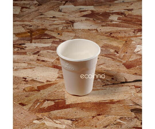 EcoinnoJapan 紙コップ Cup8 本体 1ケース（25個×40セット入） 00779162 販売単位：1ケース(25個×40セット入)