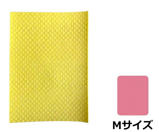 KALLE 海綿質はりつけ台 ＦＲＧ製 M 約750枚 黄  売りわたすユニット：1箱(750枚入)