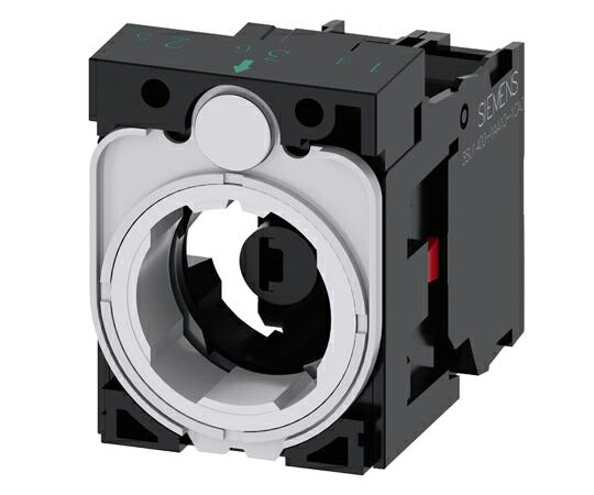 Siemens ライトブロック＆ホルダ 1NC 6 → 24 V ac/dc ねじターミナル 3SU1501-1AG20-1CA0 販売単位：1個