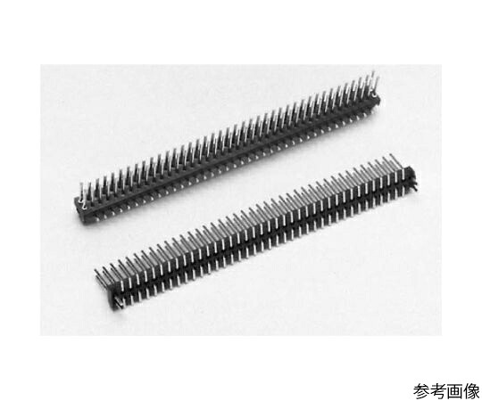 マックエイト 表面実装用2列連結ピン 位置決めピン付 2.54mmピッチ (10本入) OQWS-13-6.5-20PW 販売単位：1袋(10本入)
