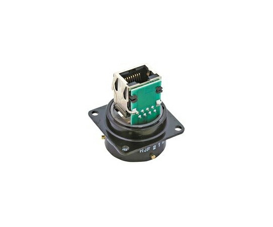 アンフェノール インライン アダプター RJ45 8P ジャック-ジャック RJF21G 販売単位：1個