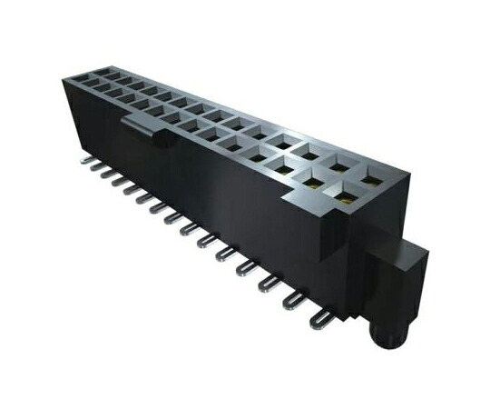 Samtec 基板接続用ソケット 10 極 1.27mm 2 列 表面実装 1セット（675個入） SFML-105-02-L-D-K-TR 販売単位：1セット(675個入)