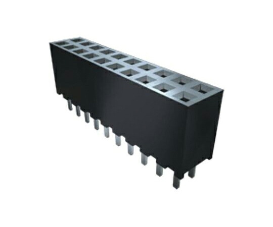 Samtec 基板接続用ソケット 40 極 2mm 2 列 表面実装 1セット（14個入） SQW-120-01-F-D-VS 販売単位：1セット(14個入)