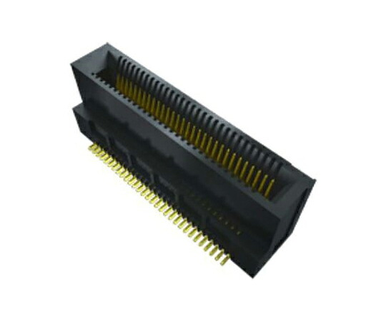 Samtec MEC6 0.635mmピッチ 40極 2列 垂直 SMT メス カードエッジコネクタ 1セット（175個入） MEC6-120-02-L-DV-A-K-TR 販売単位：1セット(175個入)