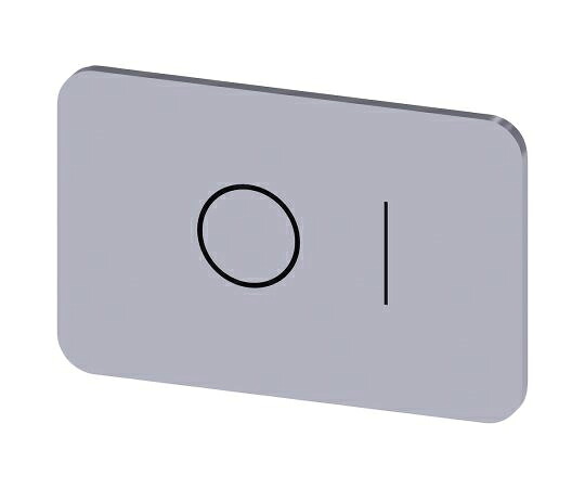 Siemens 凡例プレート 1袋（10個入） 3SU1900-0AD81-0QG0 販売単位：1袋(10個入)