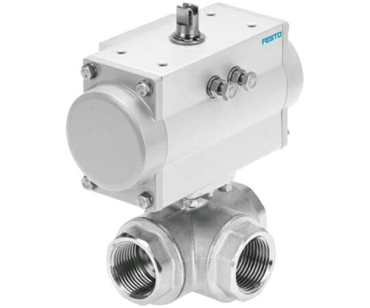 Festo 空圧作動バルブ ボール VZBM-A-11/4in.-RP-25-F-3L-B2-PB80 販売単位：1個
