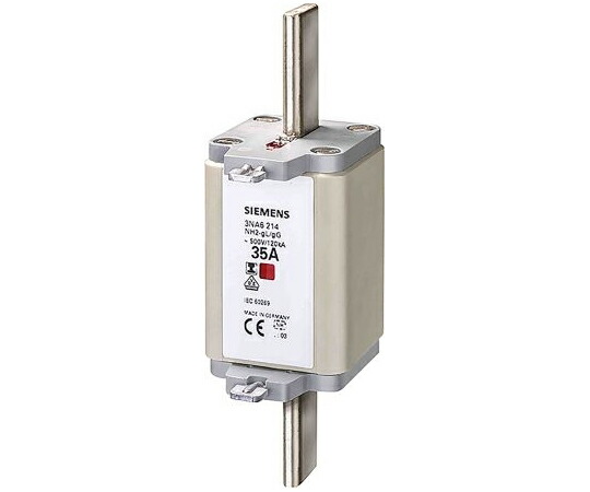 Siemens センタータグヒューズ 定格電流 250A 500V ac 1袋（3個入） 3NA6244 販売単位：1袋(3個入)