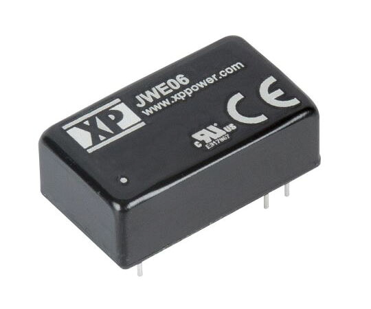 XP　Power 絶縁DC-DCコンバータ Vout：±15V dc 9 → 36 V dc, 6W 24 V dc 1セット（10個入） JWE0624D15 販売単位：1セット(10個入)