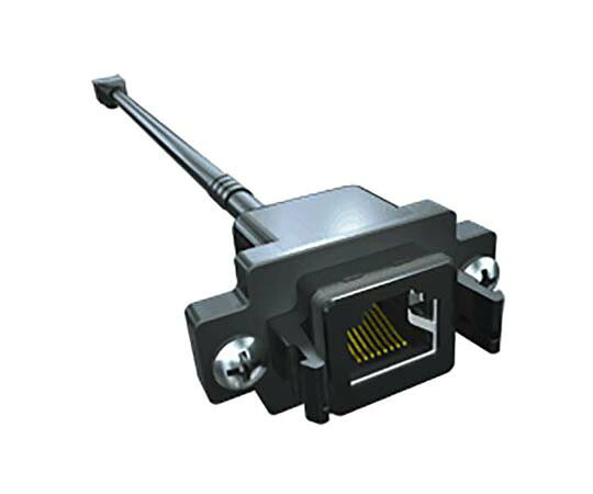 Samtec RJ45 モジュラーコネクタ 1 Way パネルマウント メス RPCEシリーズ RPCE-01-E-00.25-D-C5E 販売単位：1個
