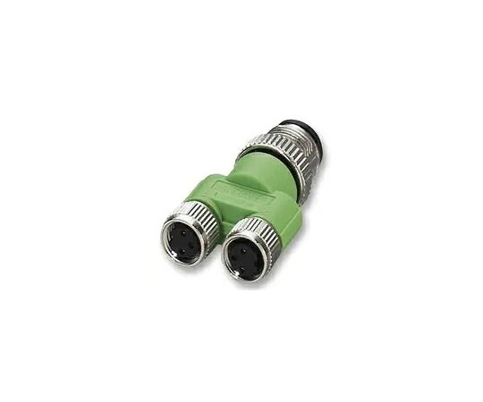 PHOENIX CONTACT スプリッター M12 プラグ TO 2 X M8 RCPT 3P SAC-3P-M12Y/2XM 8FS 販売単位：1個