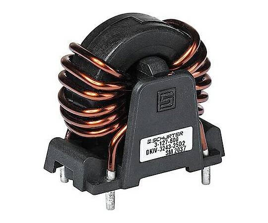 Schurter コモンモードチョークコイル DKIV-1 1箱（40個入） 3-127-622 販売単位：1箱(40個入)
