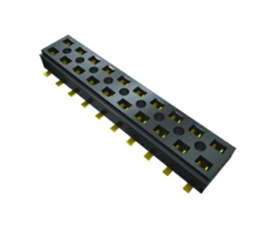 Samtec 基板接続用ソケット 10 極 2mm 2 列 表面実装 1セット（56個入） CLT-105-02-F-D-BE-A 販売単位：1セット(56個入)