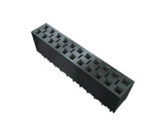 Samtec 基板接続用ソケット 12 極 2.54mm 1 列 スルーホール 1セット（18個入） BCS-112-L-S-PE 販売単位：1セット(18個入) 8,495円
