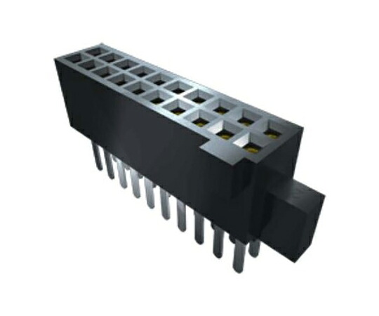 Samtec 基板接続用ソケット 20 極 1.27mm 2 列 表面実装 1セット（35個入） SFM-110-02-S-D-A-P 販売単位：1セット(35個入)