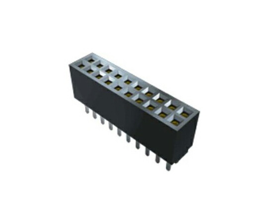 Samtec 基板接続用ソケット 10 極 1.27mm 2 列 表面実装 1セット（85個入） SFMC-105-02-L-D 販売単位：1セット(85個入)
