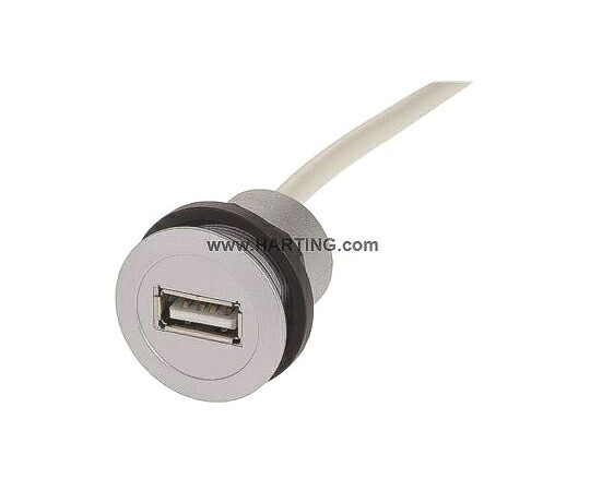 Harting USBコネクタ （タイプA） USB2.0 メス ポート数：1 09454521921 販売単位：1個