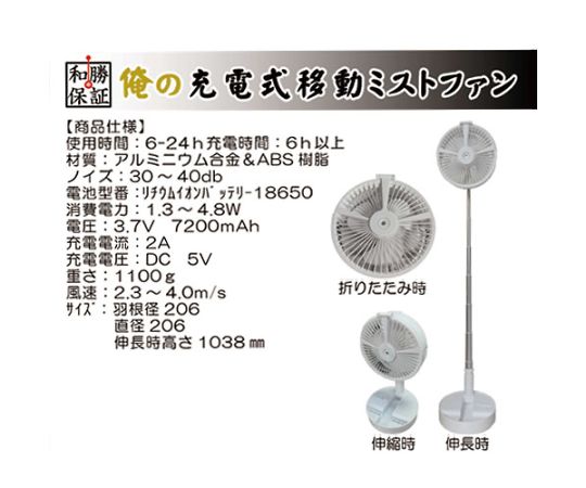 富士製砥 俺の申し受ける式移し替えるミストファン WA-JMS 売りわたすユニット：1個