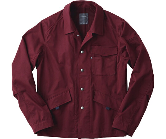 カーシーカシマ CAREAN 上衣 MATT TWILL STRETCH ブドウ酒 3L CWU165 売りわたすユニット：1枚