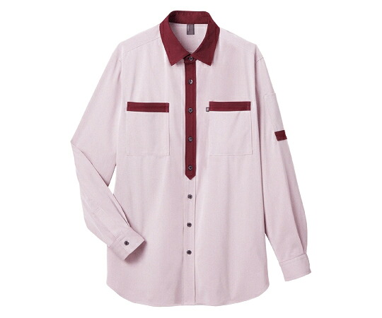 カーシーカシマ CAREAN 長袖ニットシャツ CODE TRICOT SHIRT ワイン 5L CWY169 販売単位:1枚