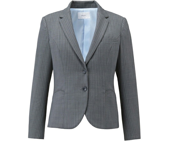 カーシーカシマ ENJOY 上衣 HIGH STRETCH WOOL 薄墨色 19号 EAJ711 売りわたすユニット：1枚