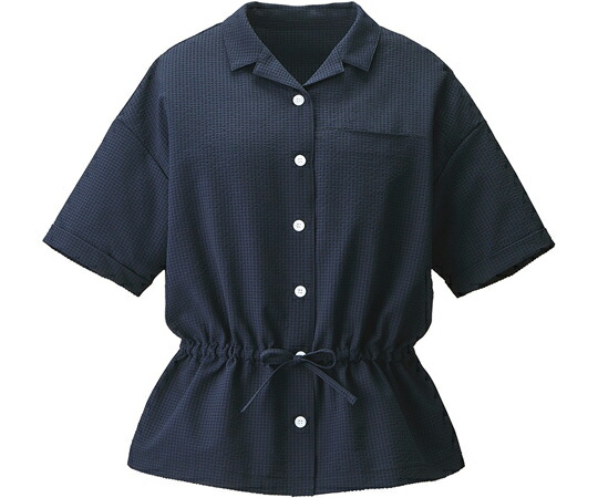 カーシーカシマ ENJOY 大層らしいトップ GINGHAMSUCKERSTRETCH 米国海軍 S ESA735 売りわたすユニット：1枚