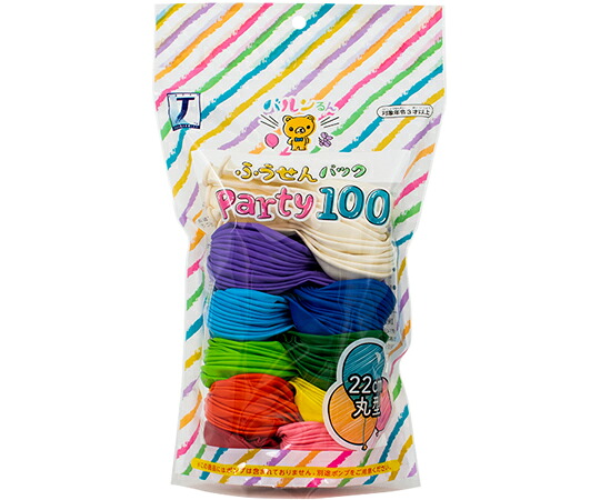 TakaraTec 新風船パックPARTY100（リニューアル） 1ケース(100個×24袋入) 0711010501 販売単位：1ケース(100個×24袋入)