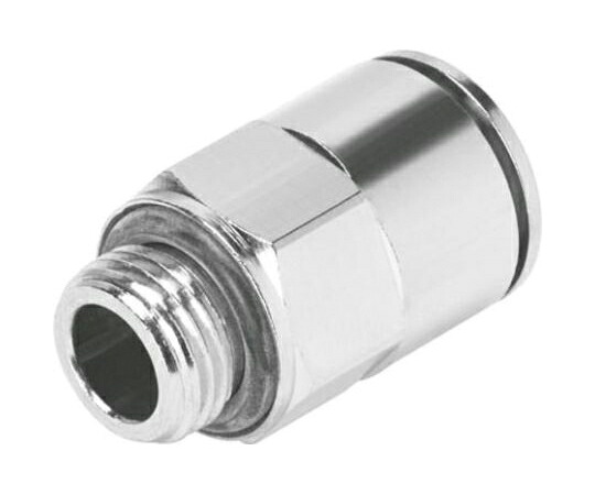 Festo エア継手 コネクタA：G 1/8 オス コネクタB：プッシュイン8 mm チューブねじ込み NPQM-D-G18-Q8-P10 販売単位：1袋(10個入)